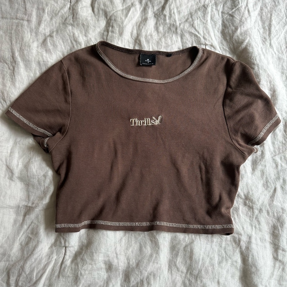 Thrills crop baby tee
